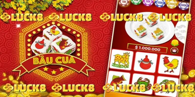 Trải nghiệm bầu cua tôm cá online tại app LUCK8